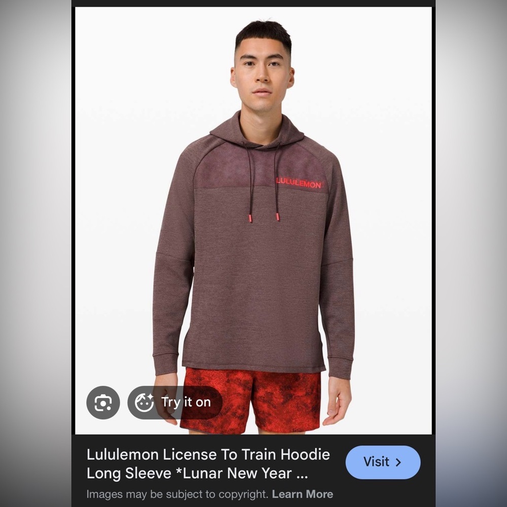 lululemon athletica Men's License to Train Hoodie, Lunar New Year color way